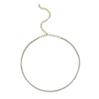 0.95ctw Diamond Tennis Necklace