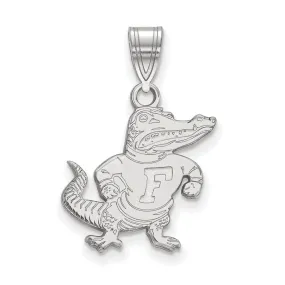 10k White Gold U of Florida Medium Pendant