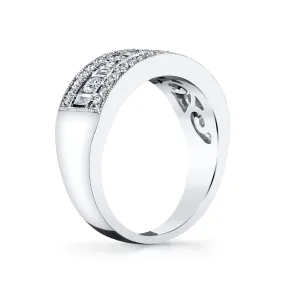 14K White Gold Fashion Diamond Ring