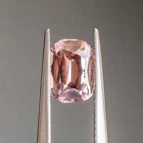 1.84CT OLD MINE CUSHION CUT GARNET, MAUVE PINK, 8.28X6.16MM