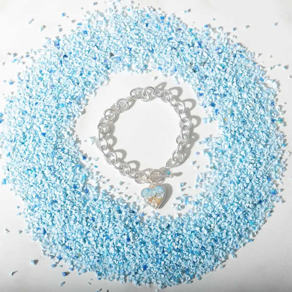 4ocean x Dune Heart Toggle Bracelet