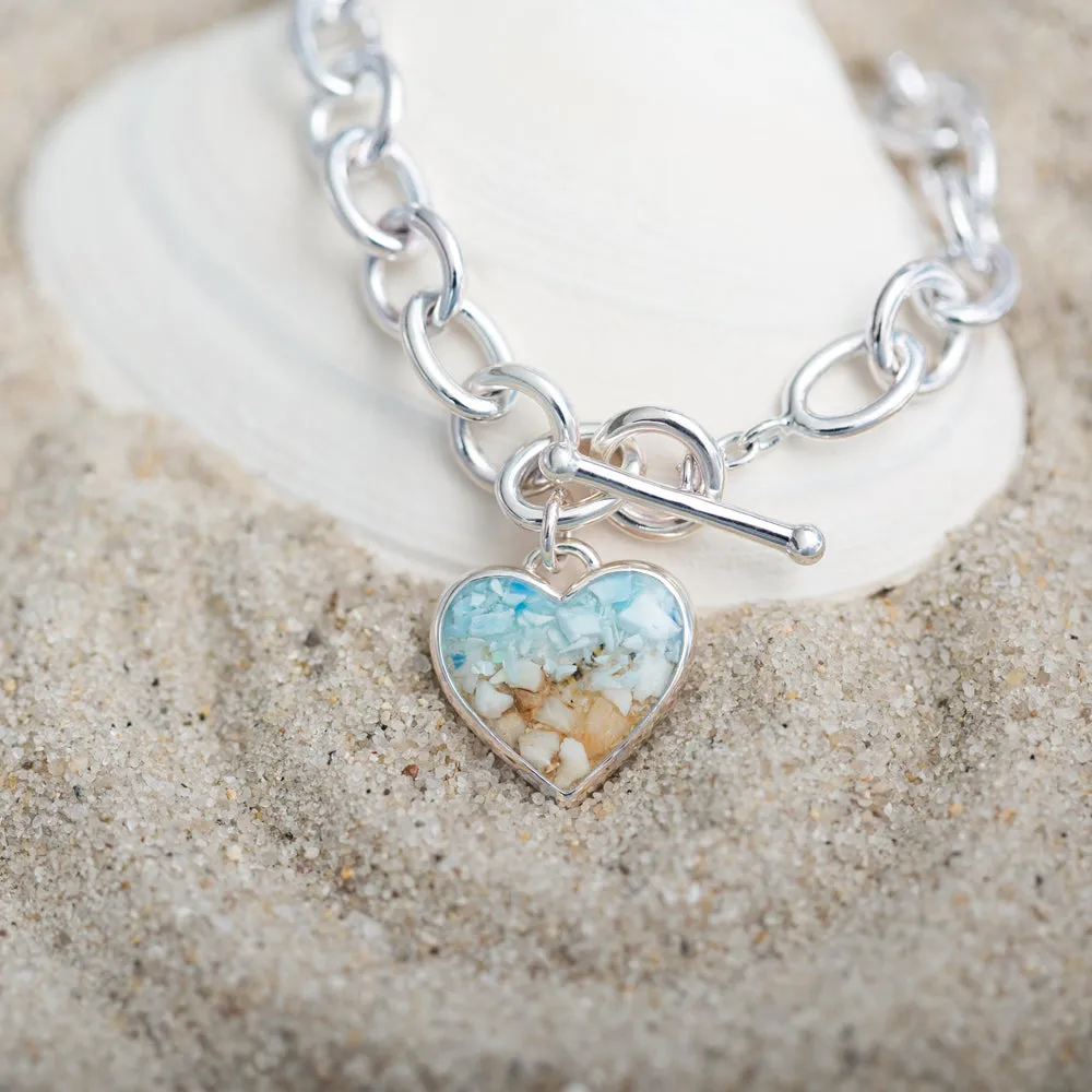 4ocean x Dune Heart Toggle Bracelet