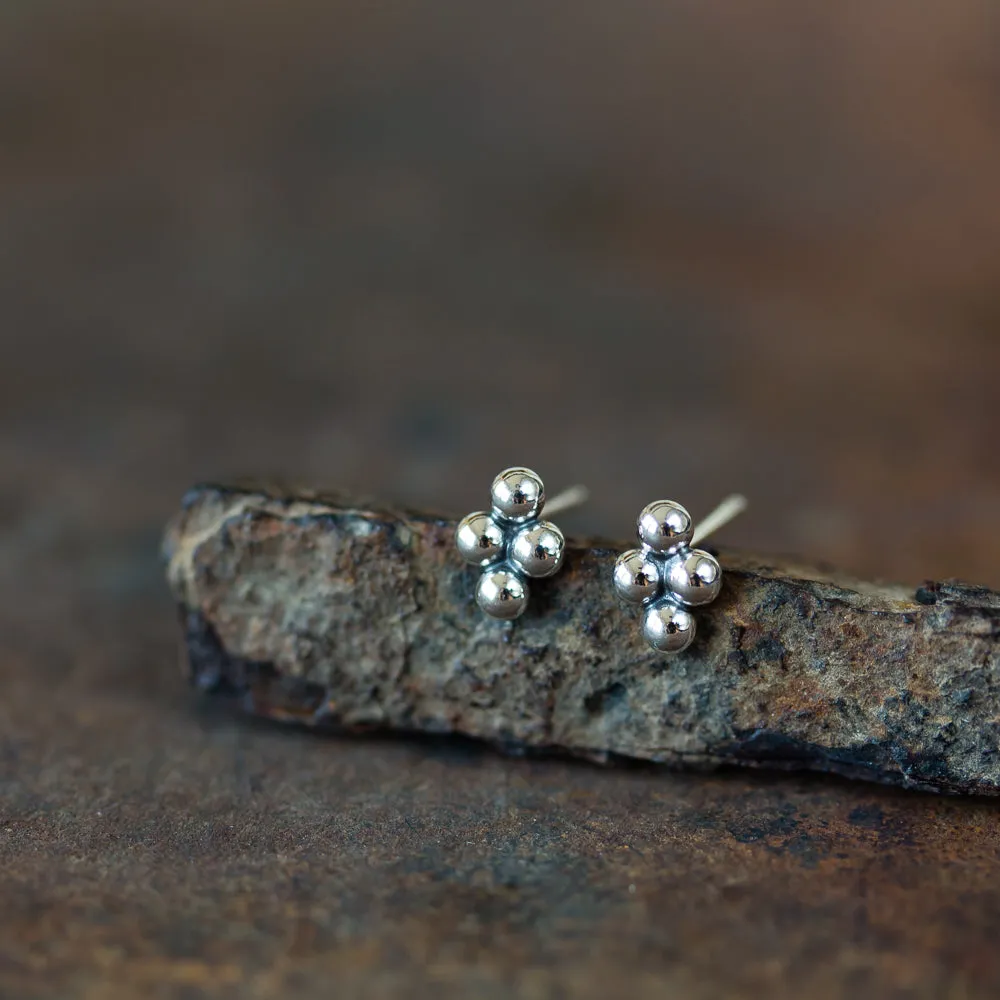 7x5mm Rhombus Stud Earrings