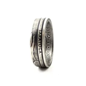 90% Silver Saratoga National Park Quarter Ring