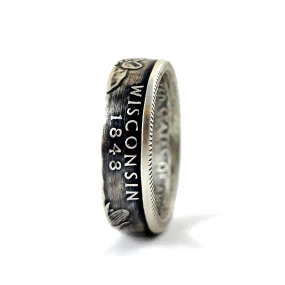 90% Silver Wisconsin Quarter Ring