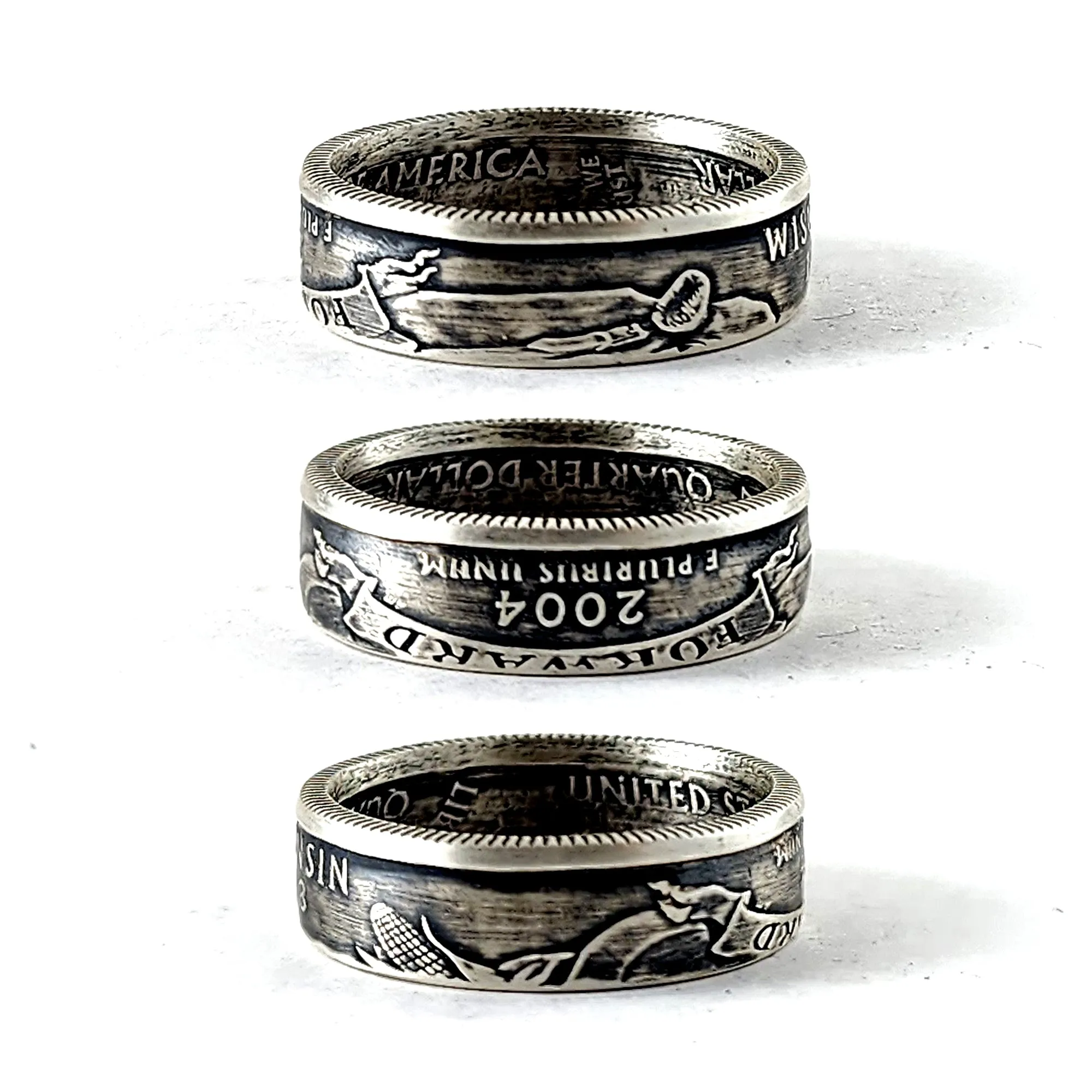 90% Silver Wisconsin Quarter Ring