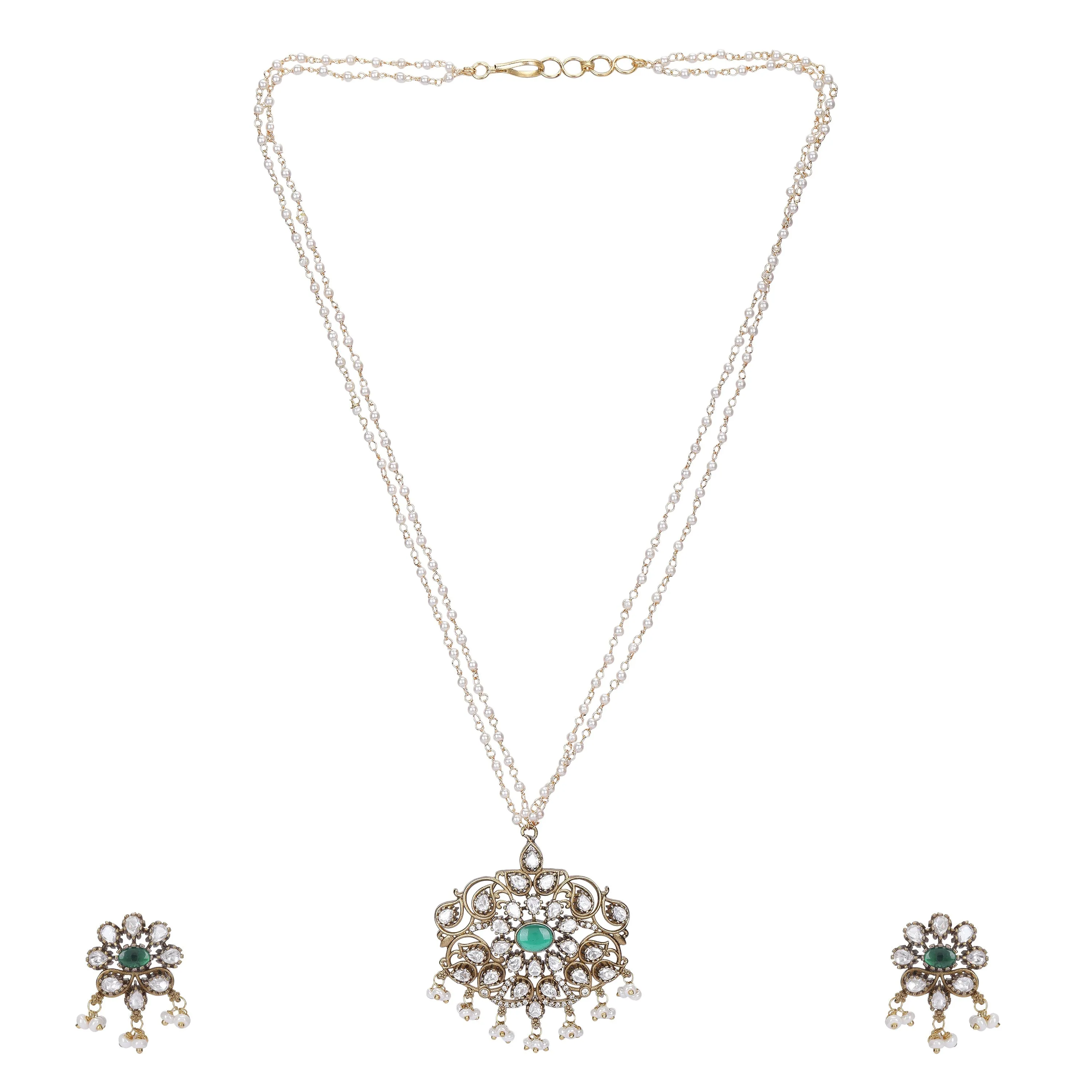 Aafreen Zaya Pendant Set