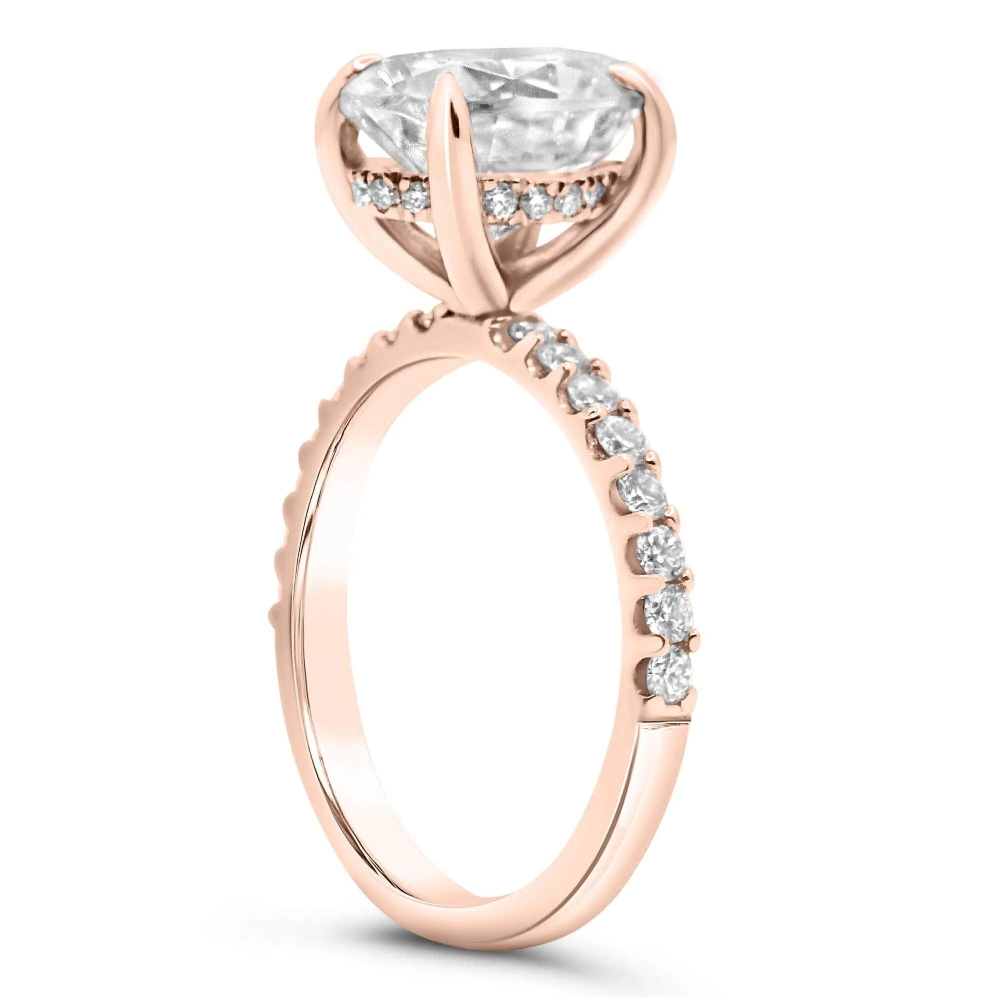 Andrea | Oval Moissanite Engagement Ring