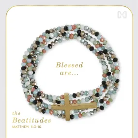 Beaditudes Cross Bracelet - Gold