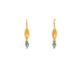 Bliss Cluster Earrings 24K Gold Vermeil