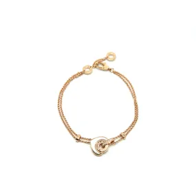 BVLGARI CUORE BRACELET PINK GOLD AND MOTHER OF PEARL