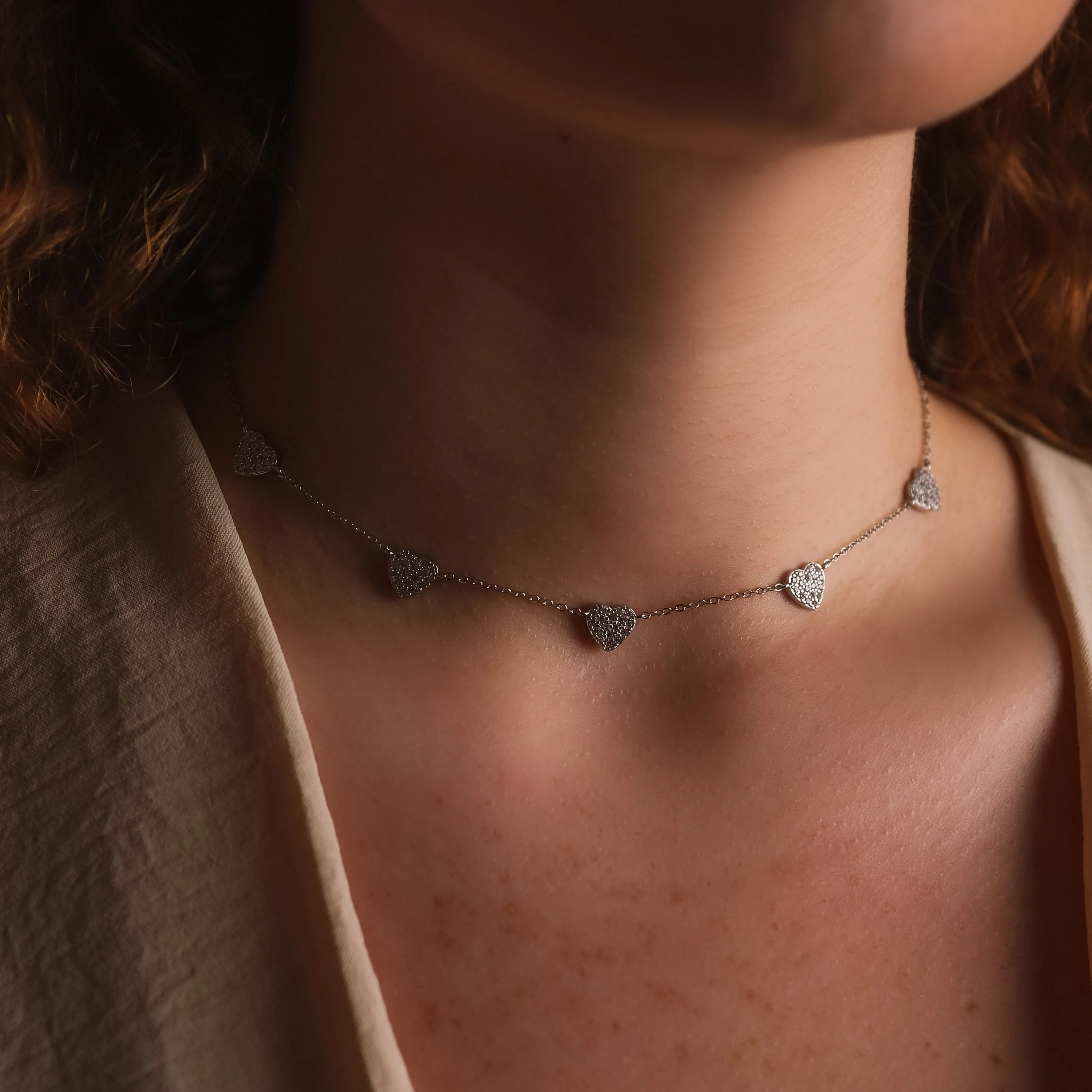 Cerys Heart Necklace | 925 Sterling Silver