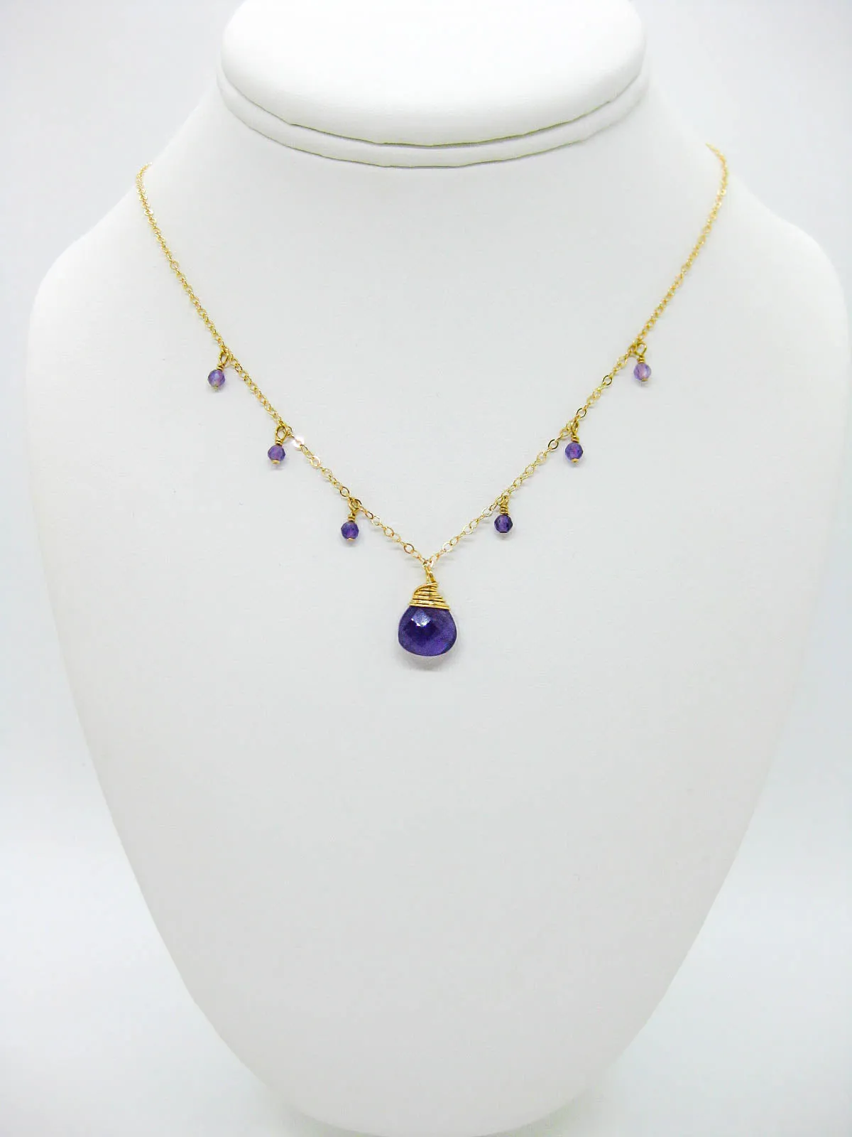 Chamomile: Amethyst Necklace - n572