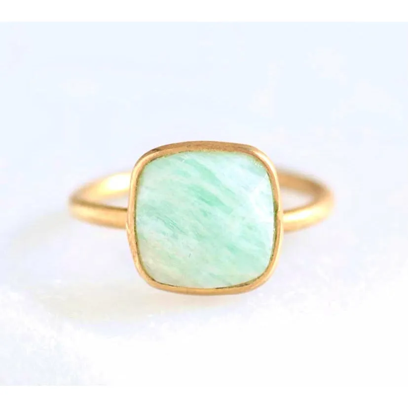 Claire Stone Gold Adjustable Ring