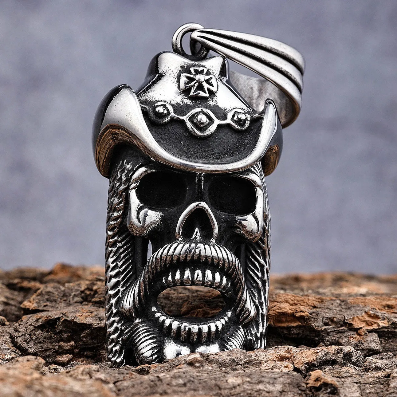 Cowboy "Lemmy" Pendant - Necklace (482)