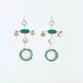 CUSTE14 - SILVER/TURQUOISE