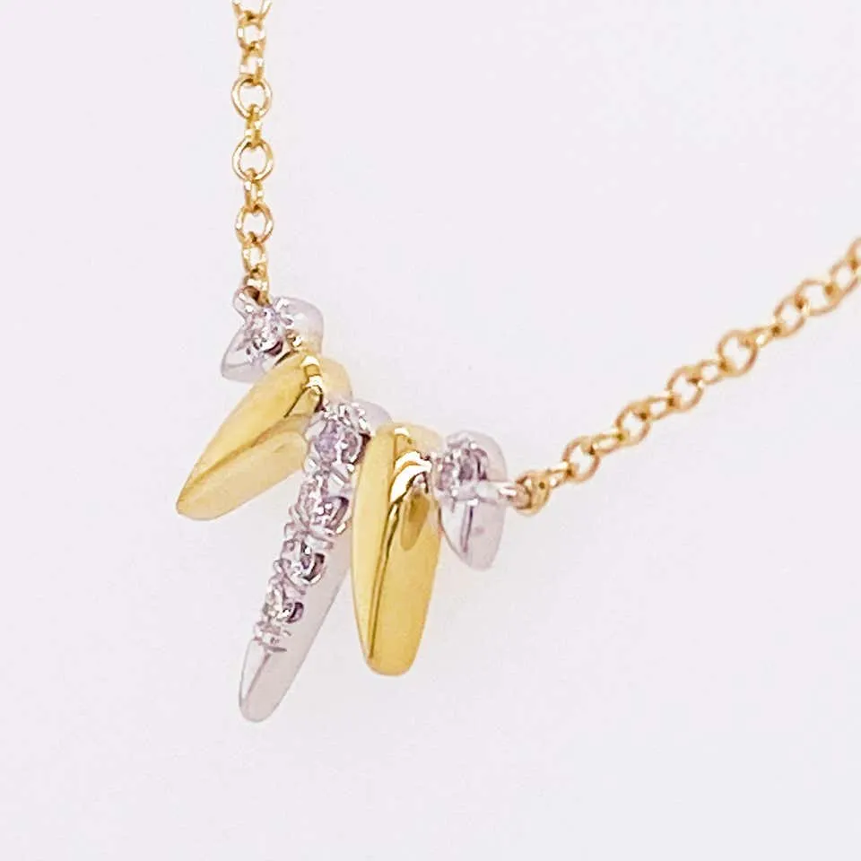 Diamond Spike Necklace