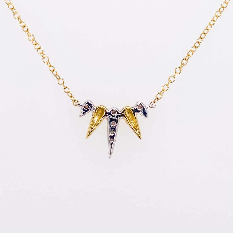 Diamond Spike Necklace