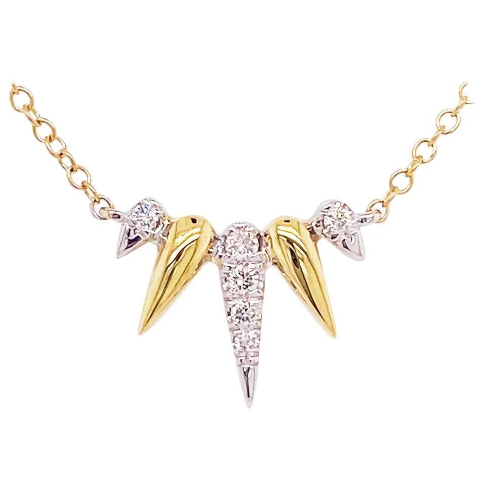 Diamond Spike Necklace