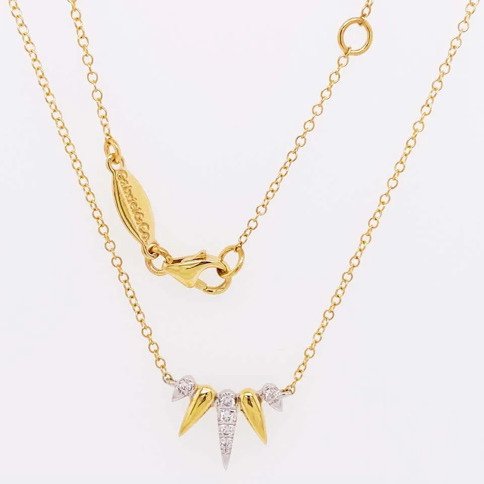 Diamond Spike Necklace