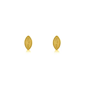 EDNA GOLD STUD EARRINGS FILIGREE