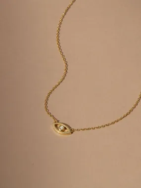 Evil Eye Vermeil Necklace