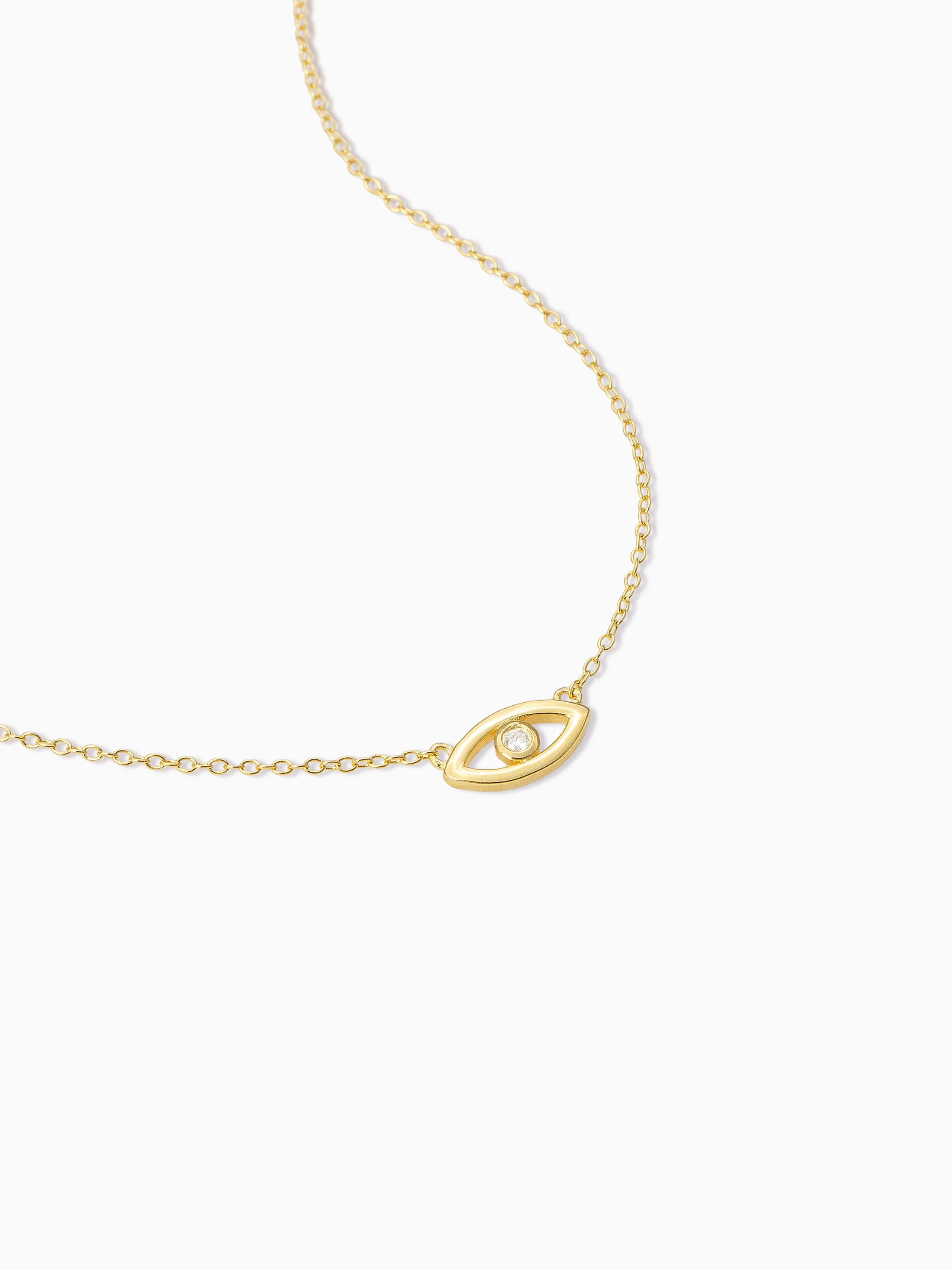 Evil Eye Vermeil Necklace