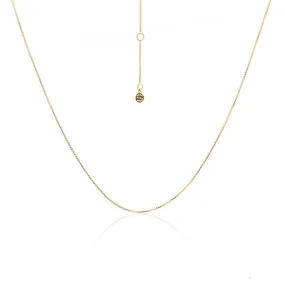 Fine Box Chain / Necklace / Gold