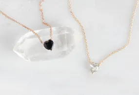 Gemstone Heart Necklace