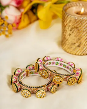 Gulabi Handcrafted Brass Bangles