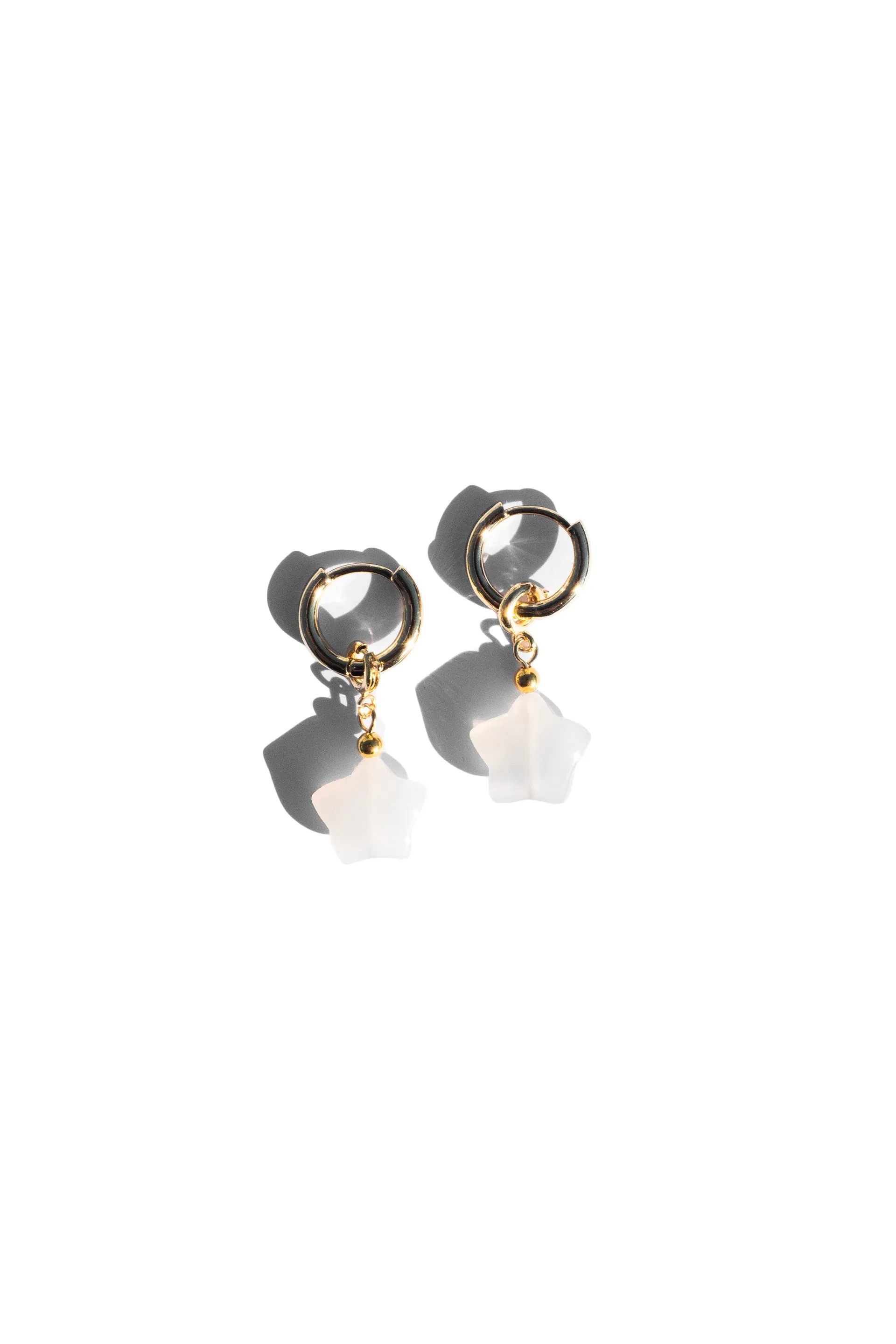 Harvest — Jade stone charm earrings