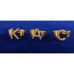 IN STOCK -Bling Initial Ring