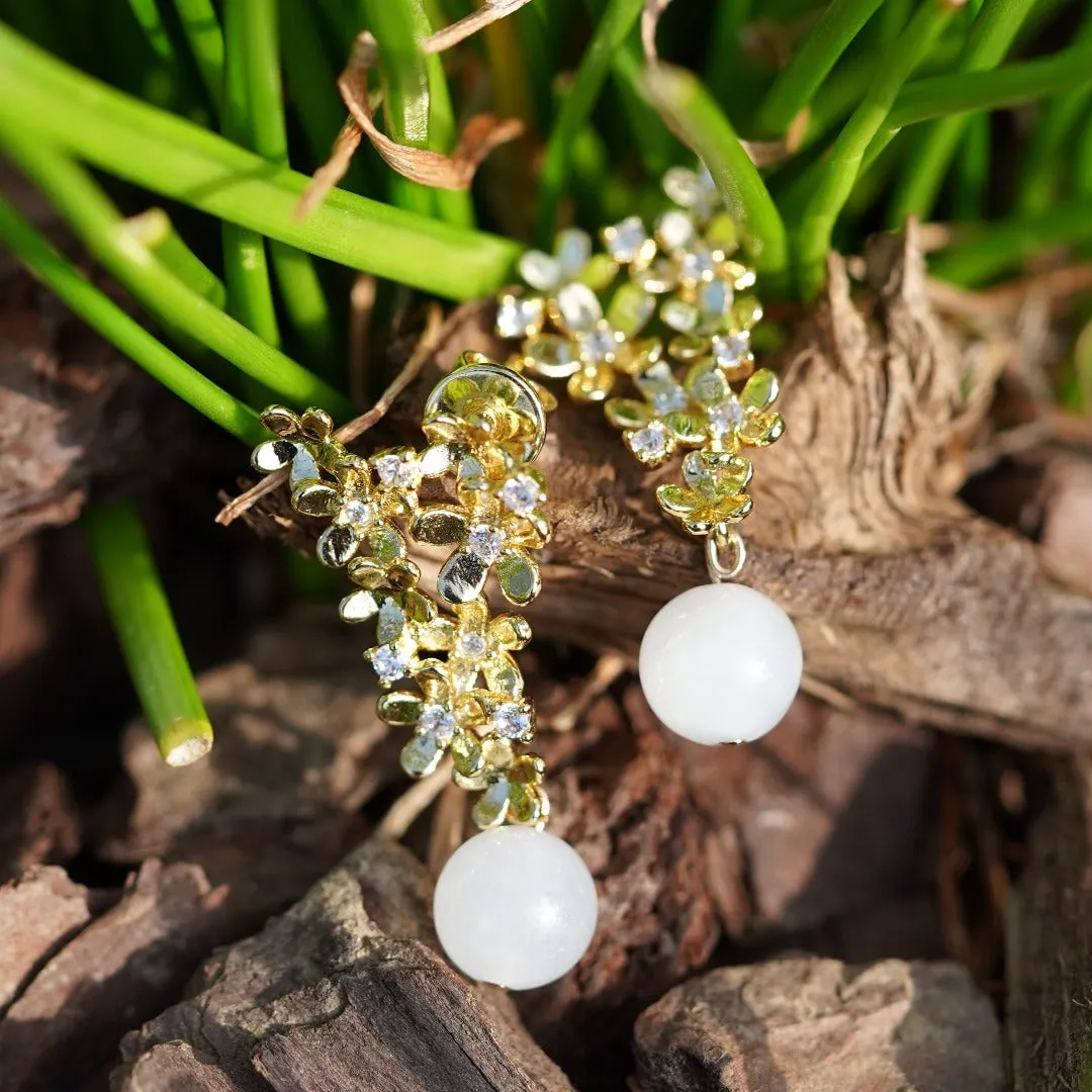 Jade Vine Jadeite Earrings