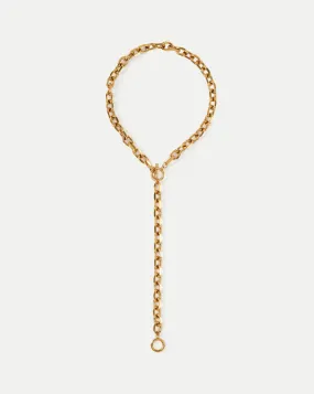 Juliet Gold Lariat Necklace