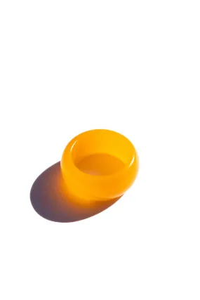 Mandarin — Orange jade stone ring