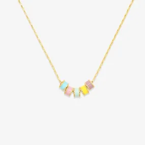 Pastel Fidget Necklace for Mental Health Awareness by Pura Vida