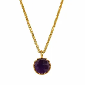 Rococo Necklace - Amethyst Quartz