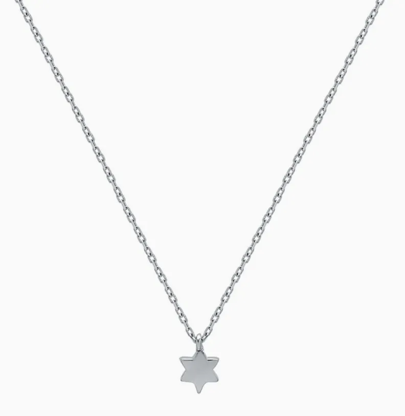 Solid Silver Star of David Tiny and Adorable