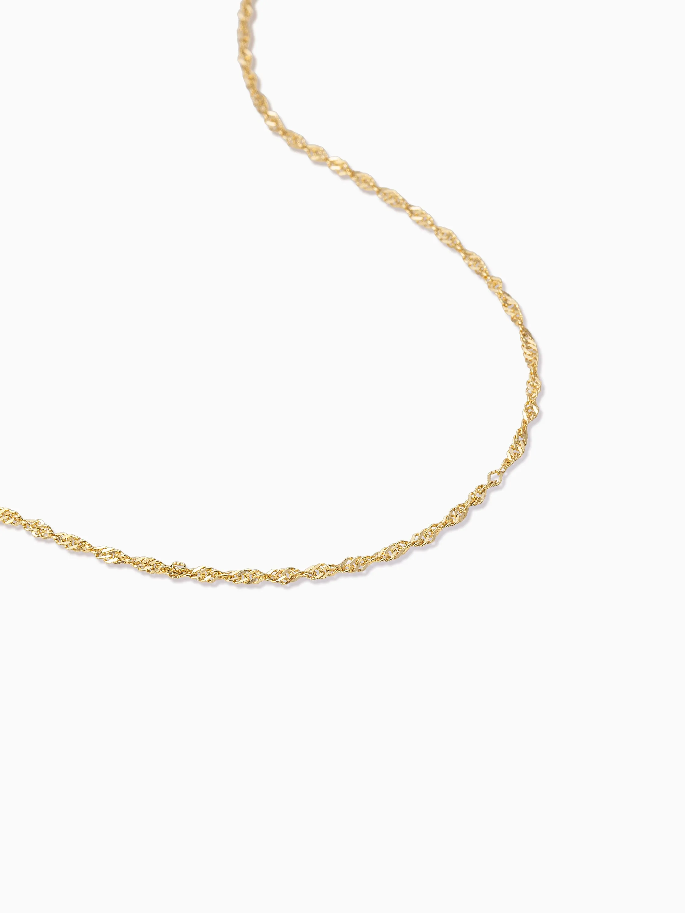 Twist Chain Vermeil Necklace