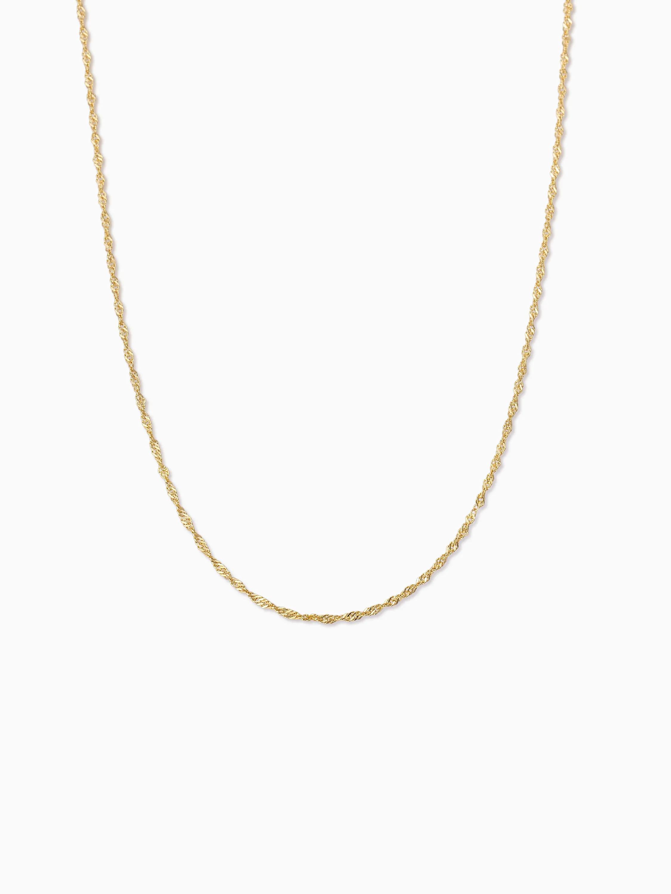 Twist Chain Vermeil Necklace